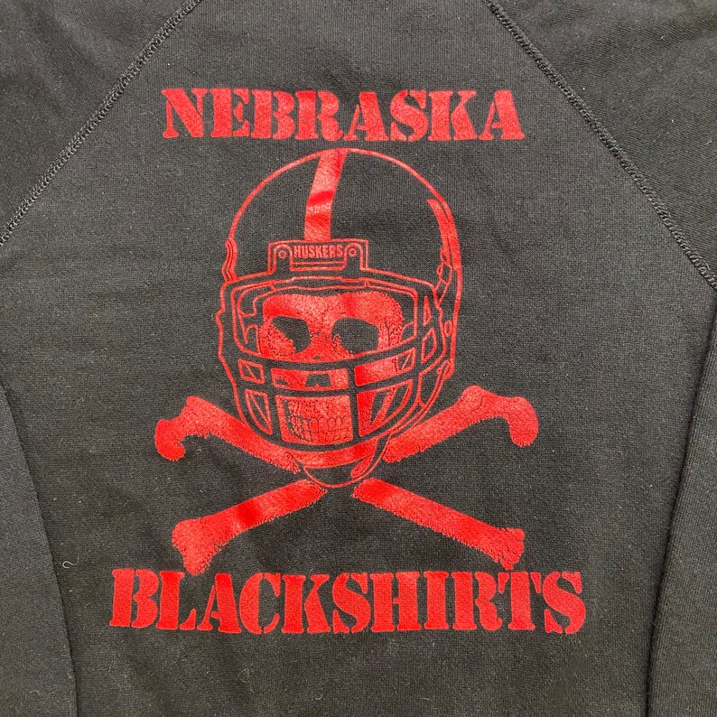 Vintage Nebraska Cornhuskers NCAA Pullover Hoodie, College Shirts for Fans - Image 2