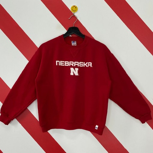 Vintage Nebraska Cornhuskers Sweatshirt and Crewneck with University Nebraska Sweater - NCAA Retro Shirt