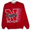Vintage Nebraska Cornhuskers Sweatshirt and Shirt All Sizes in Red with University Of Nebraska Logo - NCAA Shirts