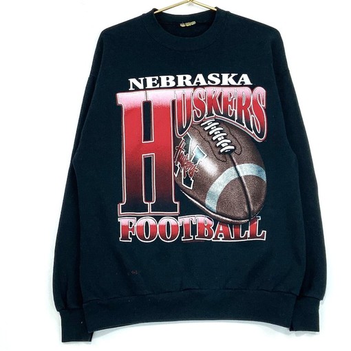 Vintage Nebraska Cornhuskers Sweatshirt and Shirt with University Of Nebraska Logo - NCAA Shirts for Men