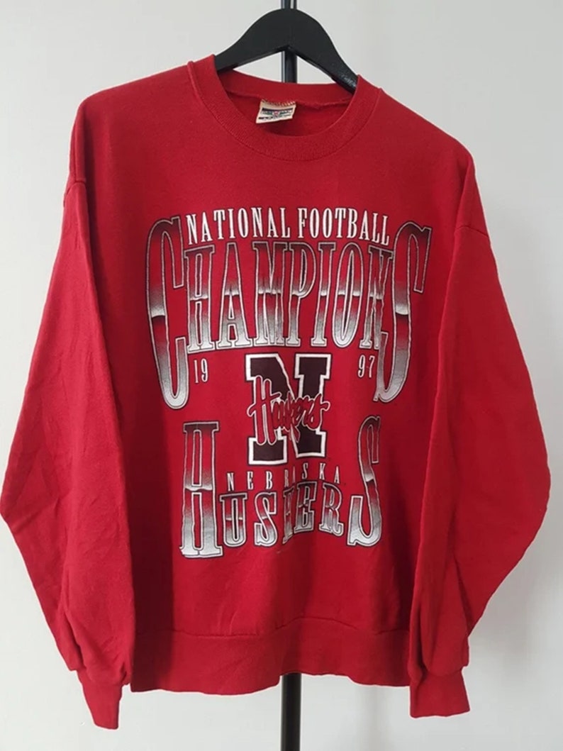 Vintage Nebraska Cornhuskers Sweatshirt for NCAA Gist Fans, University Apparel