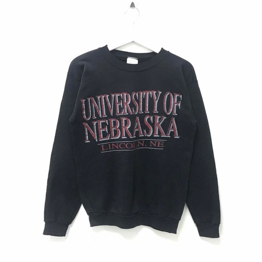 Vintage Nebraska Crewneck Sweater, University of Nebraska Sweatshirt, NCAA Gist Fans