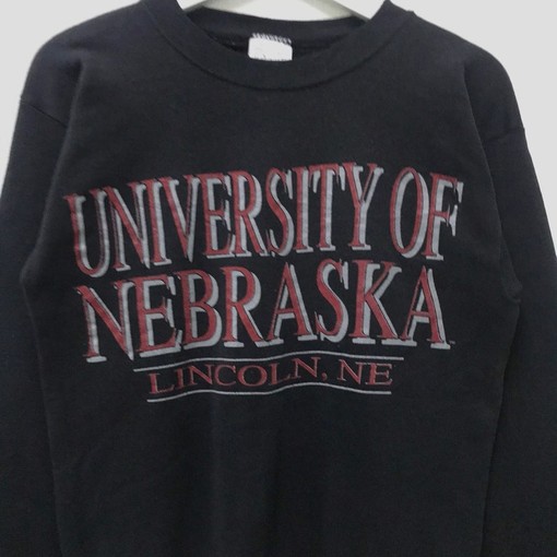 Vintage Nebraska Crewneck Sweater, University of Nebraska Sweatshirt, NCAA Gist Fans - Image 3