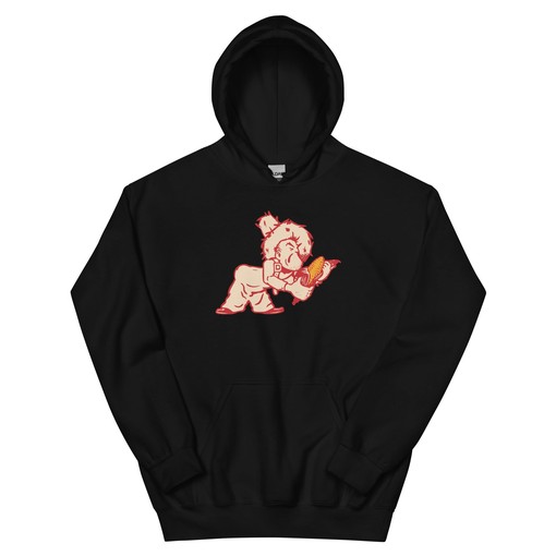Vintage Nebraska Hoodie Sweatshirt Sport Shirt - 1951 Cornhuskers Art NCAA Style - Image 2