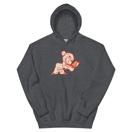 Vintage Nebraska Hoodie Sweatshirt Sport Shirt - 1951 Cornhuskers Art NCAA Style - Image 4