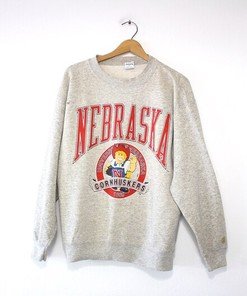 Vintage Nebraska Huskers Champion Sweatshirt, University of Nebraska Cornhuskers Hoodie
