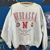 Vintage Nebraska Huskers Fruit Of The Loom Sweatshirt, NCAA Gist Fans for Men