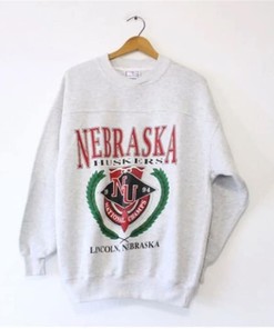 Vintage Nebraska Huskers National Champions Sweatshirt, NCAA Gist Apparel for Men