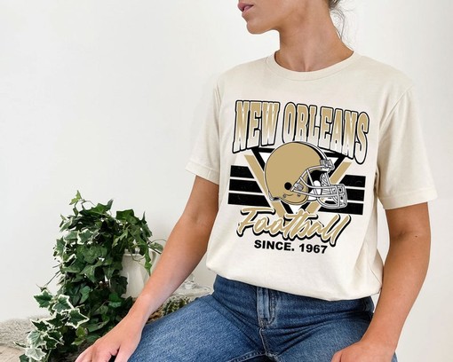 Vintage New Orleans Football Team Sweatshirt Shirt for NFL Fans - Image 4