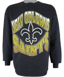Vintage New Orleans Saints Crew Neck Sweatshirt with Retro Logo Unisex Sweatshirt American Football Shirt, Gift for Dad
