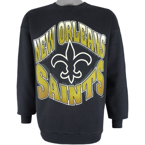 Vintage New Orleans Saints Crew Neck Sweatshirt with Retro Logo Unisex Sweatshirt American Football Shirt, Gift for Dad