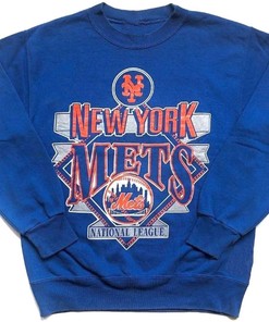 Vintage New York Mets Logo Sweatshirt - Unisex Baseball Champions Apparel