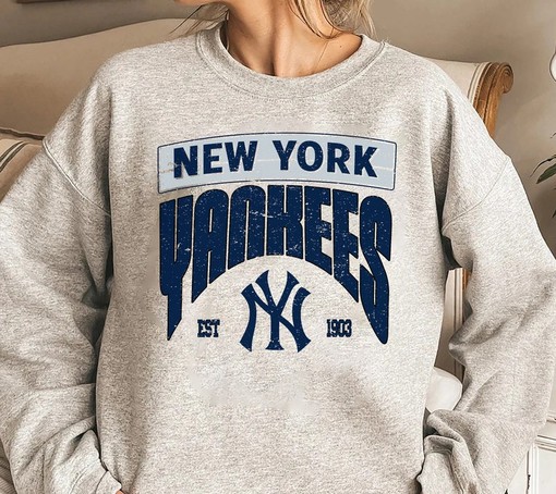 Vintage New York Yankees EST 1903 Sweatshirt - Unisex World Series Baseball Apparel - Image 3