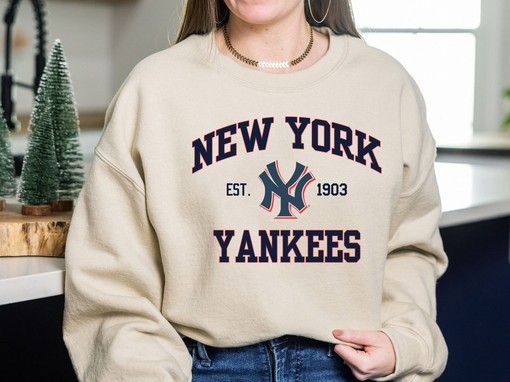 Vintage New York Yankees EST 1903 Sweatshirt - Unisex World Series Baseball Apparel Hoodie