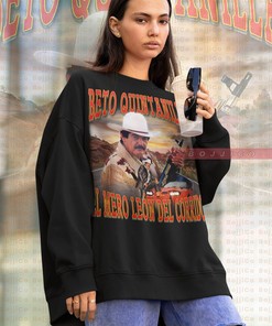 Vintage Norberto Beto Quintanilla Sweatshirt - Corridos Music Artist Sweater - El Mero del Corrido Quote