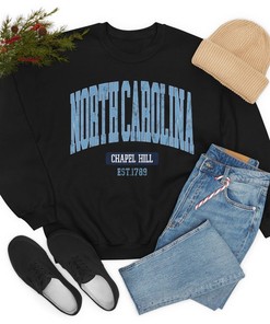 Vintage North Carolina Sweatshirt - College Shirts for Women