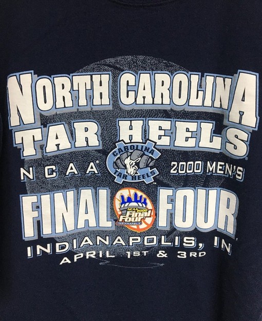 Vintage North Carolina Tar Heels Final Four Basketball Shirt - UNC Shirts for Men - Image 2
