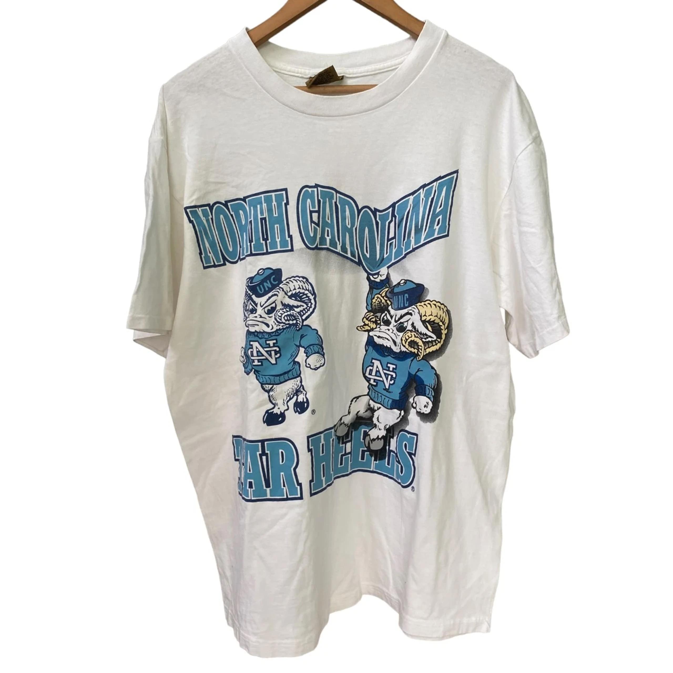 Vintage North Carolina Tar Heels Shirt Hoodie, Sweatshirt, Crewneck - Full Size Gifts for Fans