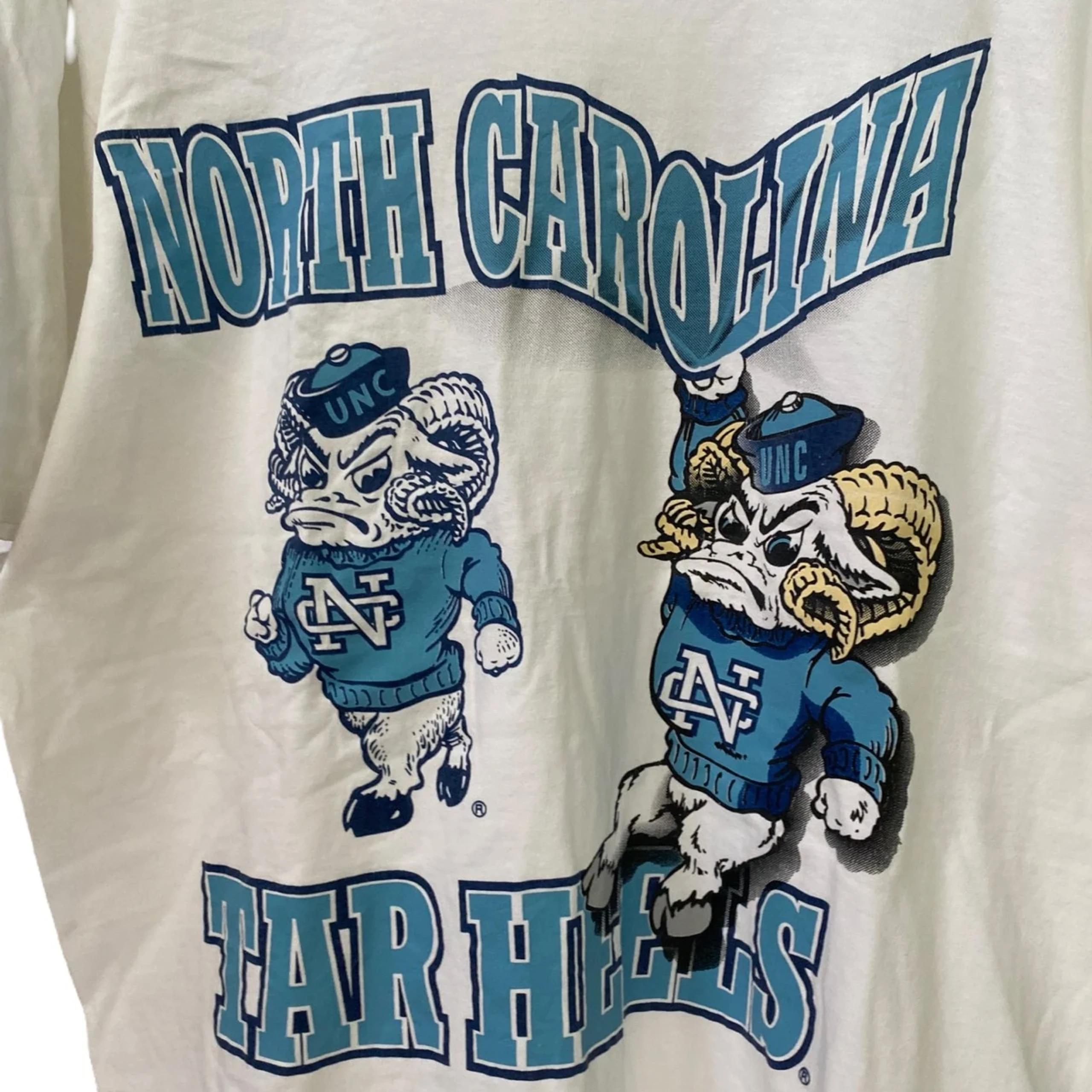 Vintage North Carolina Tar Heels Shirt Hoodie, Sweatshirt, Crewneck - Full Size Gifts for Fans - Image 2