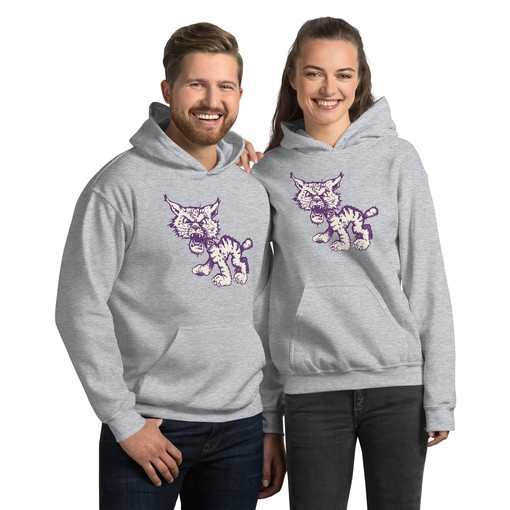 Vintage Northwestern Wildcats Art Hoodie Sweatshirt - Vintage NCAA Shirts - Image 3