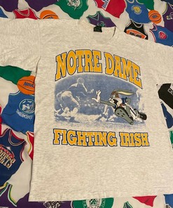 Vintage Notre Dame Shirt Hoodie Sweatshirt - NCAA Shirts Women