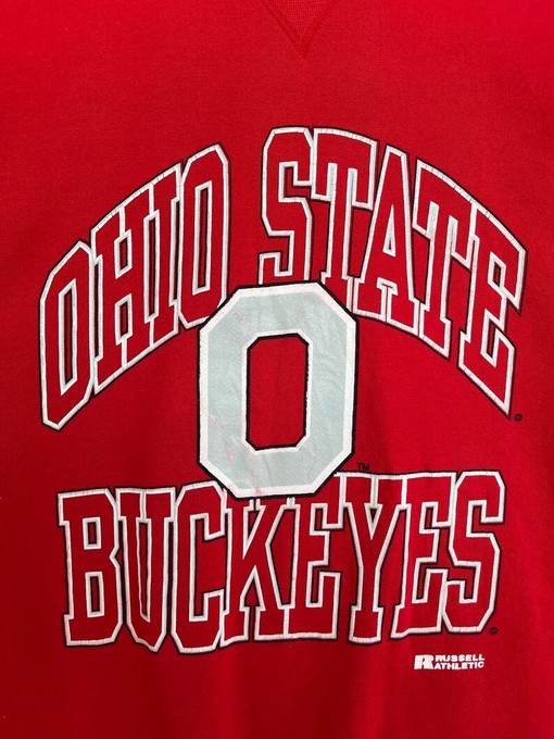 Vintage Ohio State Buckeyes Unisex Sweatshirt Hoodie Shirt with American Football Print - Image 2