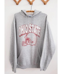 Vintage Ohio State Hoodie T-Shirt, Sweatshirt for Full Size Fans with Buckeye Art Print Gifts