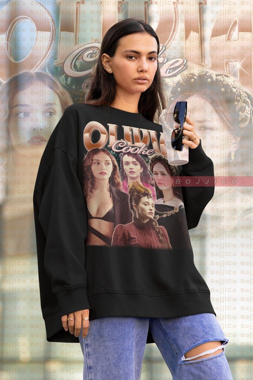 Vintage Olivia Cooke Hoodie, Homage Retro Sweater, Fan Tees