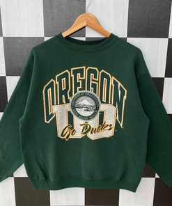 Vintage Oregon Ducks Logo Sweatshirt and Hoodie for Fans