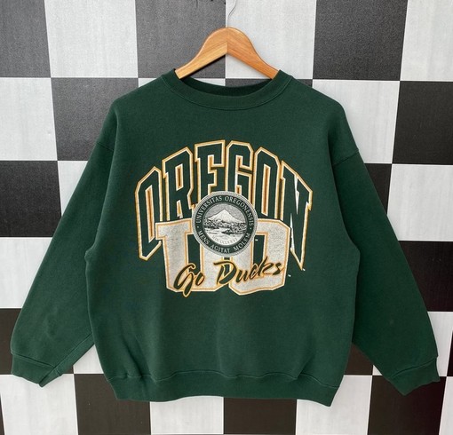 Vintage Oregon Ducks Logo Sweatshirt and Hoodie for Fans
