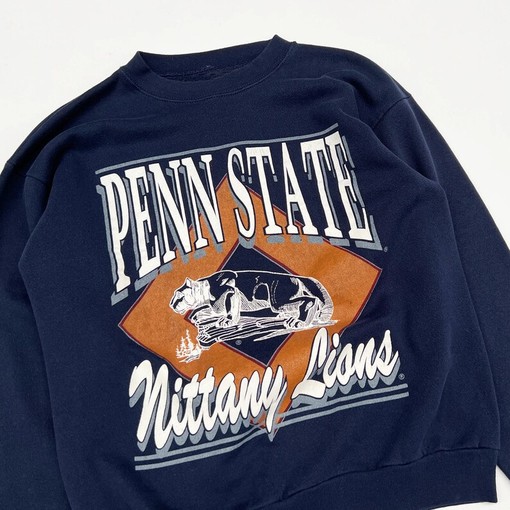 Vintage Penn State Nittany Lions Logo Sweatshirt and Hoodie Gifts for Fans - Image 2