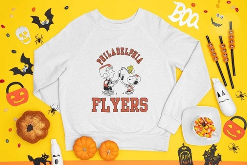 Vintage Philadelphia Flyers NHL Snoopy Shirt - Classic Hockey Design for Unisex