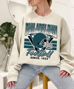 Vintage Philadelphia Football Team Sweatshirt - Iconic Retro Design for NFL Fans