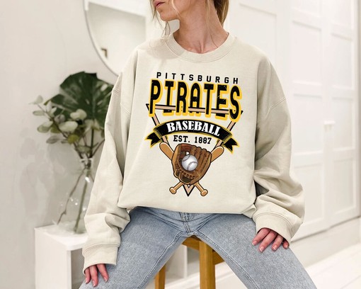 Vintage Pittsburgh Baseball Shirt - MLB Shirt for Baseball Fan Gifts