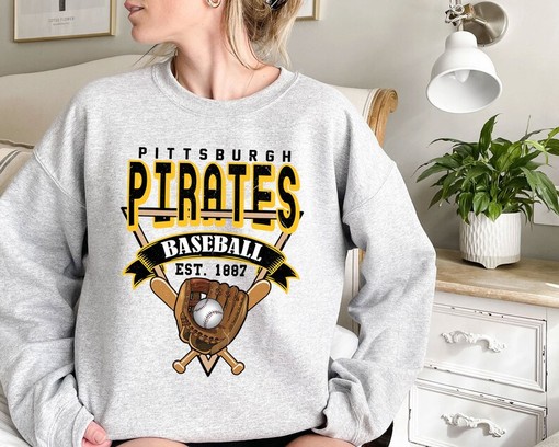 Vintage Pittsburgh Baseball Shirt - MLB Shirt for Baseball Fan Gifts - Image 2