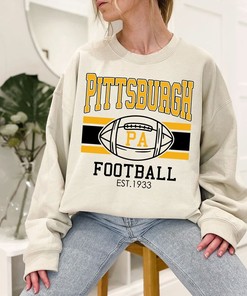 Vintage Pittsburgh Football Sweatshirt for NFL Fans - NFL Shirt