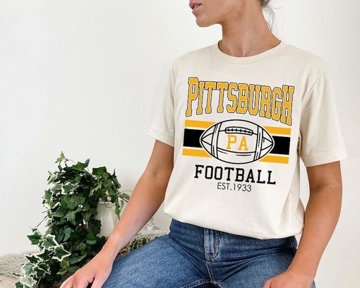 Vintage Pittsburgh Football Sweatshirt for NFL Fans - NFL Shirt - Image 3