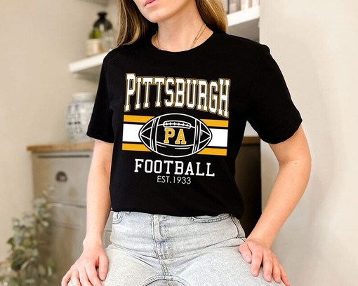 Vintage Pittsburgh Football Sweatshirt for NFL Fans - NFL Shirt - Image 4