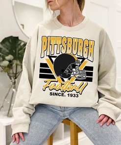 Vintage Pittsburgh Football Team Sweatshirt - Retro NFL Shirt for Fans