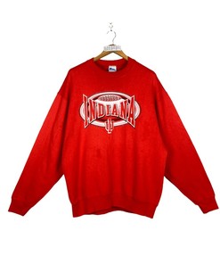 Vintage Pro Player 90s X-Large Indiana University Sweatshirt for NCAA Fans - Stay Warm in Your State University Colors