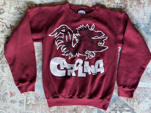 Vintage Pullover USC Gamecocks Cocky South Carolina 70s 90s Hoodie, Sweatshirt & Shirt Ideal NCAA Gifts