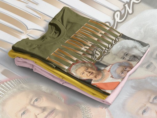 Vintage QUEEN ELIZABETH Rest In Peace Tee - Forever Homage Tshirt for Fans - Retro 90s Queen Elizabeth Quotes Shirt - Image 4