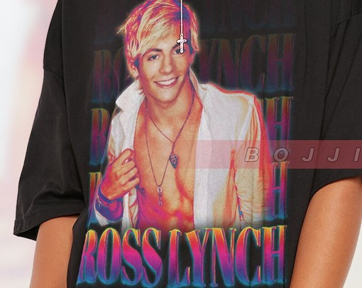 Vintage ROSS LYNCH Shirt, R5 Lynch Pop Rock Band Sabrina Tee - Movie Shirts for Women - Image 2