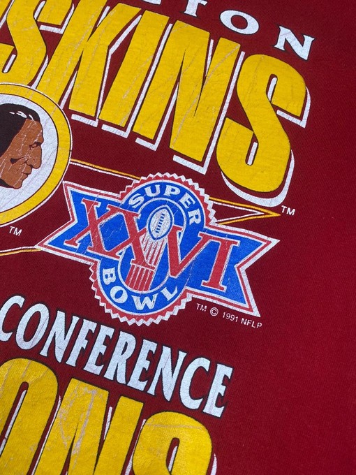 Vintage Redskins NFC Champions 1991 NFL Sweatshirt T-shirt, Perfect Gift for Football Fans - Image 3