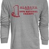 Vintage Retro Alabama Sweatshirt Reserve Collection Tri-Blend Long Sleeve Shirt