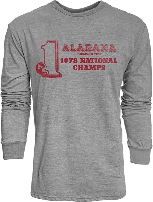 Vintage Retro Alabama Sweatshirt Reserve Collection Tri-Blend Long Sleeve Shirt