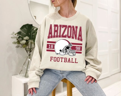 Vintage Retro Arizona Football Sweatshirt - National Football League Style for True Fans