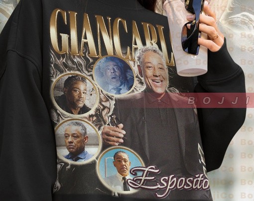 Vintage Retro Giancarlo Esposito Sweatshirt, Gus Fring Sweater, Los Pollos Gustavo Fring Fan Shirt, Breaking Bad Fan - Image 4