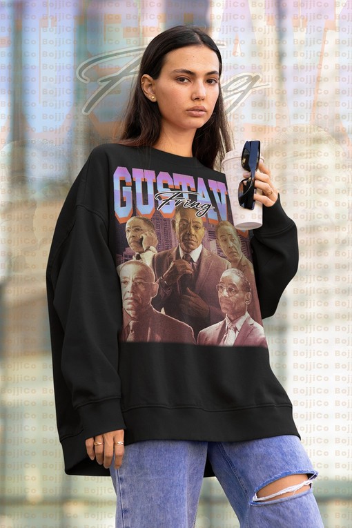 Vintage Retro Gustavo Fring Sweatshirt, Los Pollos Gustavo Fring Chille Sweater, Breaking Bad Fan Shirt