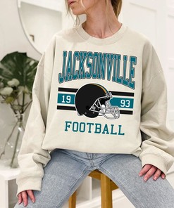 Vintage Retro Jacksonville Football Shirt for NFL Fans with Sport Shirts Girls